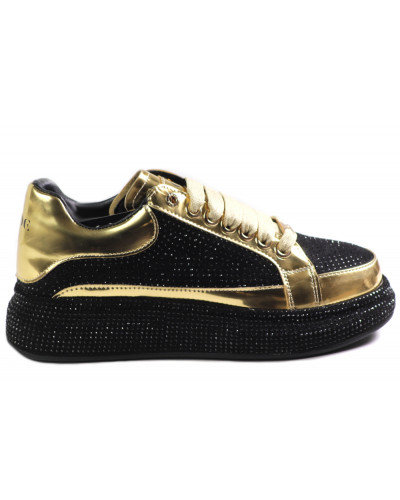 PÓŁBUTY GOE - MM2N4096 BLACK/GOLD