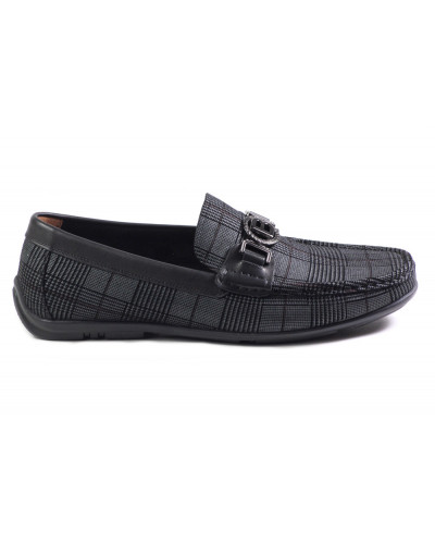 MOKASYNY JOHN DOUBARE BY BROOMAN - 4D01-5-S23/B1 GREY
