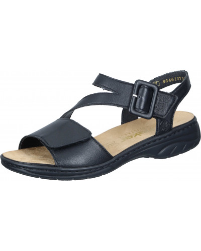 SANDAŁY RIEKER - 910286-01 BLACK