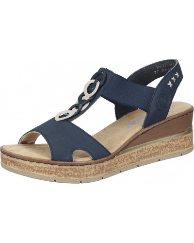 SANDAŁY RIEKER - 910297-05 BLUE