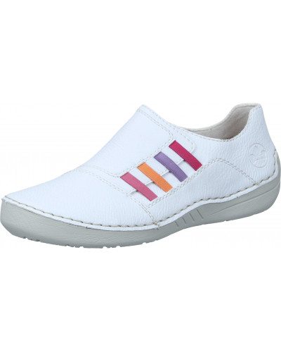 PÓŁBUTY RIEKER - 940432-03 WHITE
