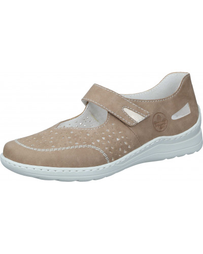 PÓŁBUTY RIEKER - 940472-08 BEIGE