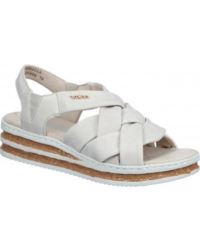 SANDAŁY RIEKER - 910299-08 BEIGE