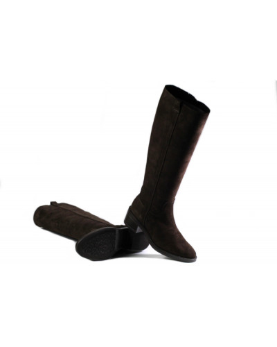 KOZAKI RYŁKO - 3GXU5_M_L_6TJF BROWN (SZERSZA CHOLEWKA)