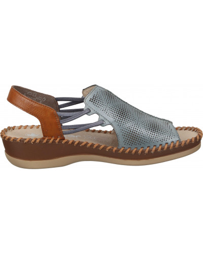 SANDAŁY RIEKER - 910235-55 BLUE