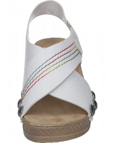 SANDAŁY RIEKER - 910036-03 WHITE