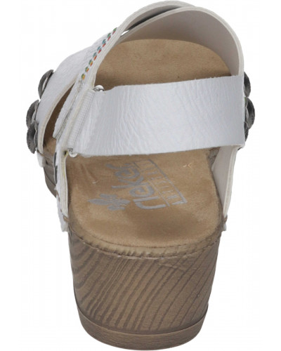 SANDAŁY RIEKER - 910036-03 WHITE