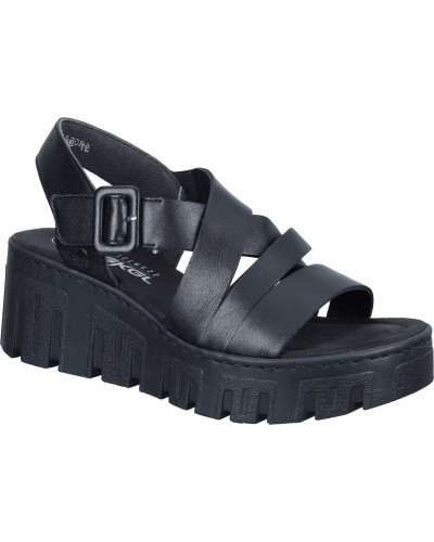 SANDAŁY RIEKER - 910293-01 BLACK