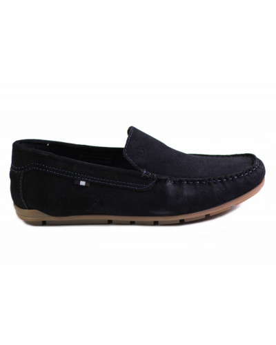 MOKASYNY BUGATTI - 321-AWF60-1400 4100 DARK BLUE