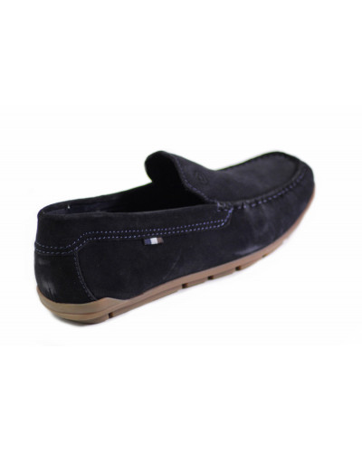 MOKASYNY BUGATTI - 321-AWF60-1400 4100 DARK BLUE