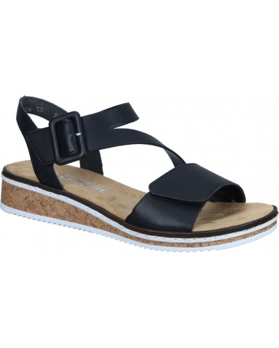 SANDAŁY RIEKER - 910183-01 BLACK