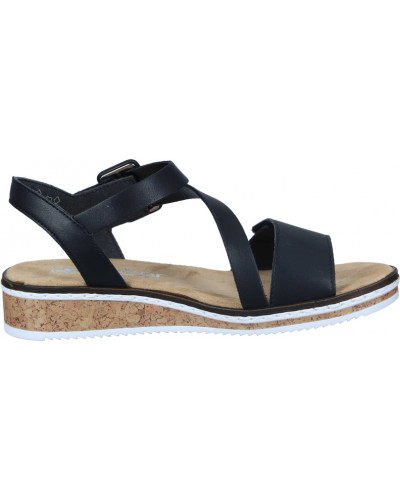 SANDAŁY RIEKER - 910183-01 BLACK