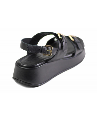 SANDAŁY WONDERS - AT-1057 NEGRO