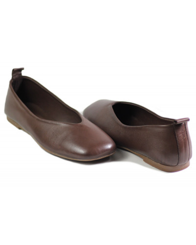 BALERINY VENEZIA - V457-04801-01TDM BROWN