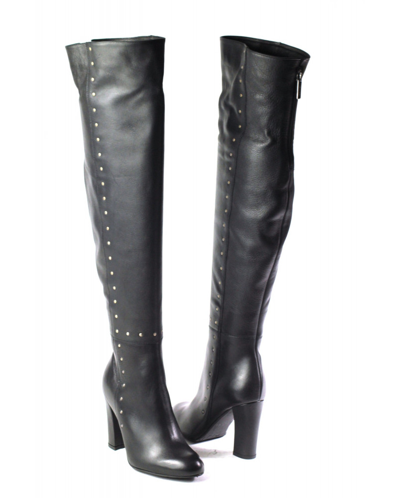 KOZAKI BADURA - 9391-69-M CZARNE - Kozaki - Buty za kostkę